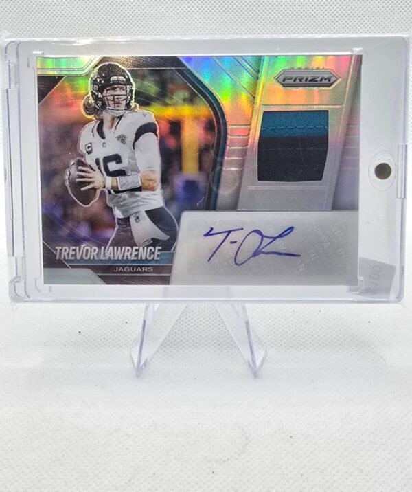 2025 Panini Prizm Trevor Lawrence Jaguars 2 color Patch Auto /99