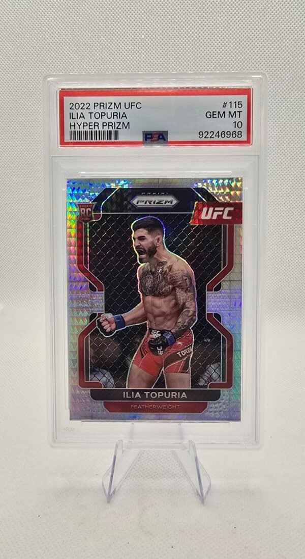 2022 PANINI PRIZM UFC #115 ILIA TOPURIA HYPER PRIZM