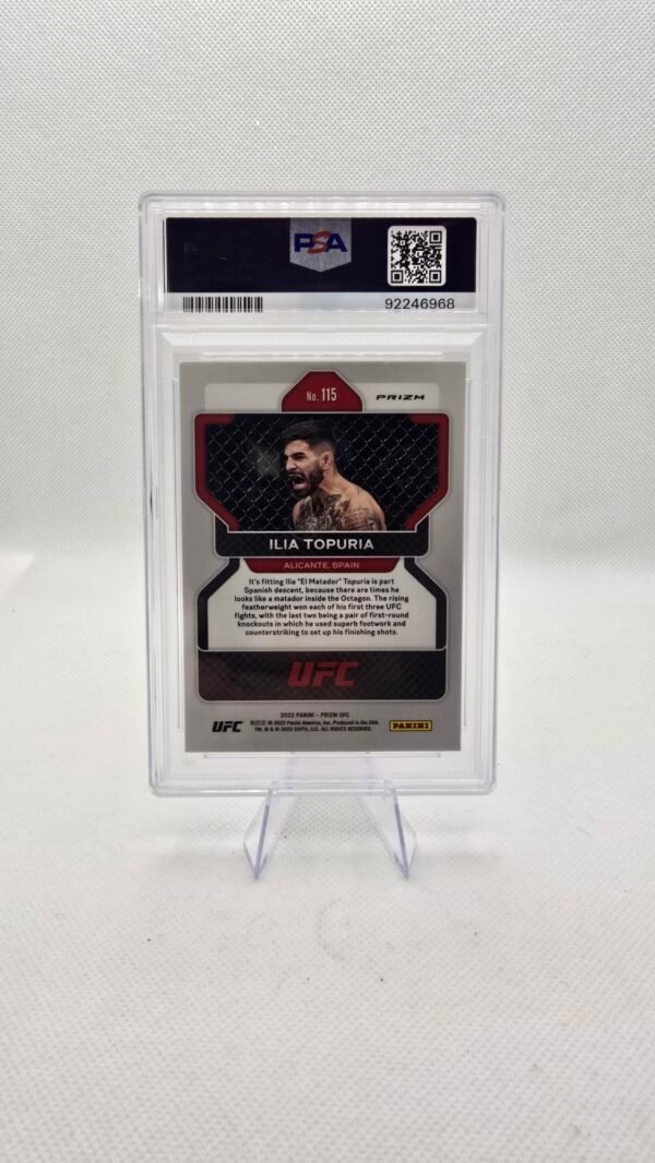 2022 PANINI PRIZM UFC #115 ILIA TOPURIA HYPER PRIZM