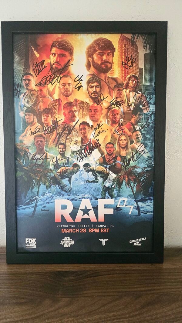 Real American Freestyle 07 Signed Poster "RAF"