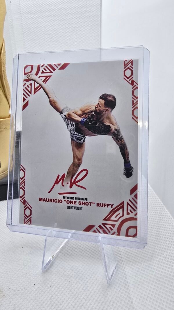 MAURICIO RUFFY SIGNED UFC Fight Gold Glove autograph JSA auto