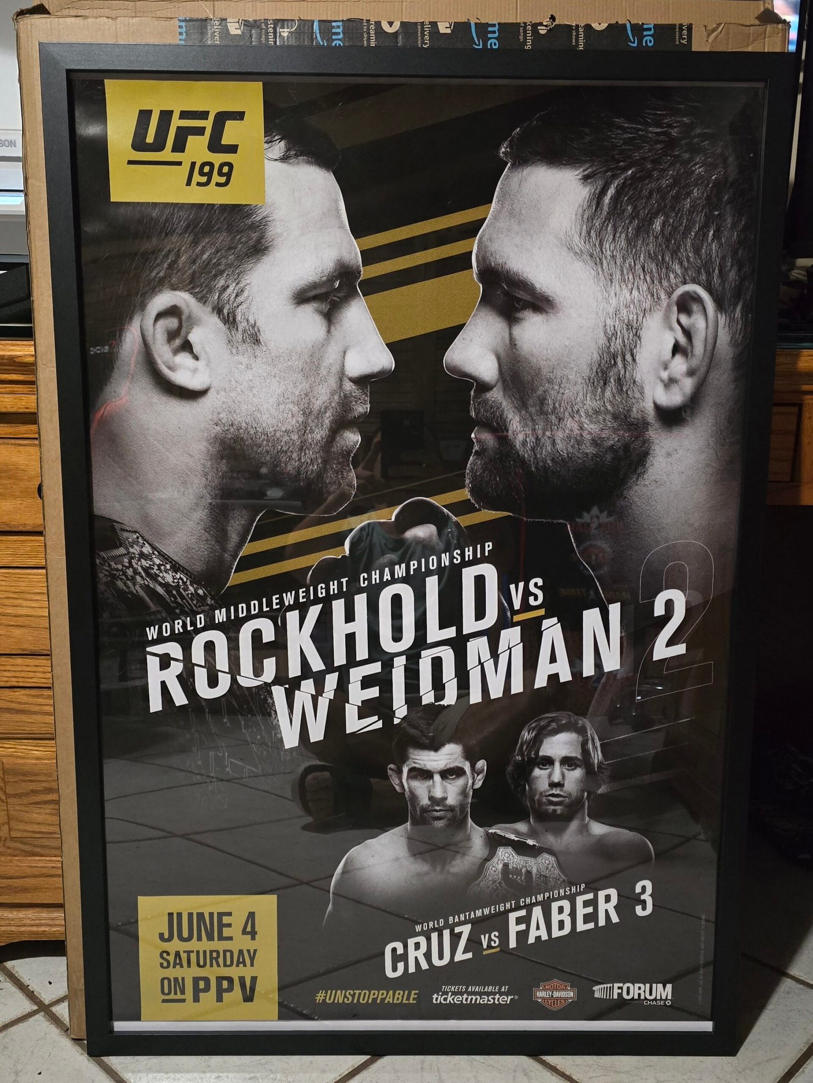 UFC 199  "27 × 39" Official UFC Promotional Event Posters