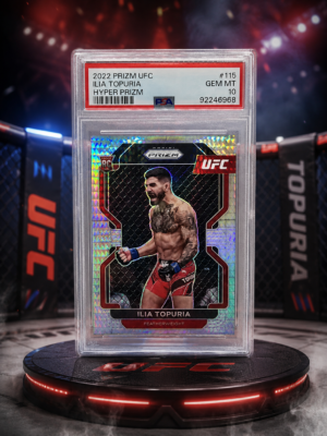 2022 PANINI PRIZM UFC #115 ILIA TOPURIA HYPER PRIZM