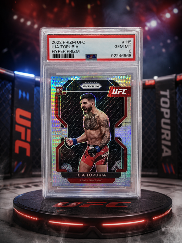 2022 PANINI PRIZM UFC #115 ILIA TOPURIA HYPER PRIZM