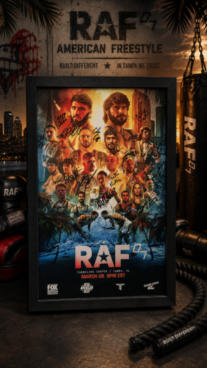Real American Freestyle 07 Signed Poster "RAF"