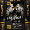 UFC 199  "27 × 39" Official UFC Promotional Event Posters