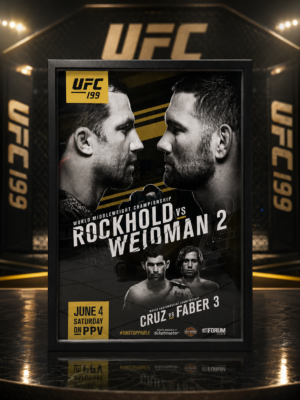 UFC 199  "27 × 39" Official UFC Promotional Event Posters