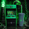 NEW Mortal Kombat 2 (2026) Arcade Tin Popcorn Bucket AMC Exclusive Movie Theater + Gripper Cup