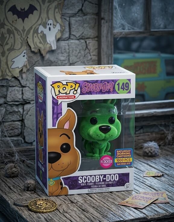 watermarked_img_4723152847882227631 Funko Pop! Animation Scooby-Doo Flocked Green 1,000 Pcs Limited SDCC #149