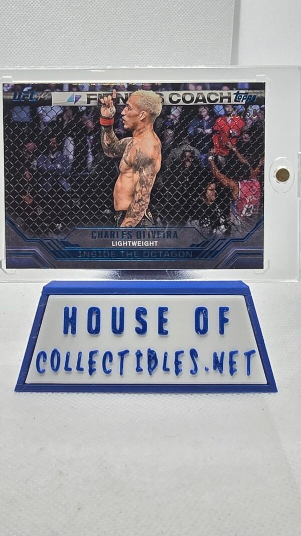 Charles Olivier Sign Glove + Topps /50 card